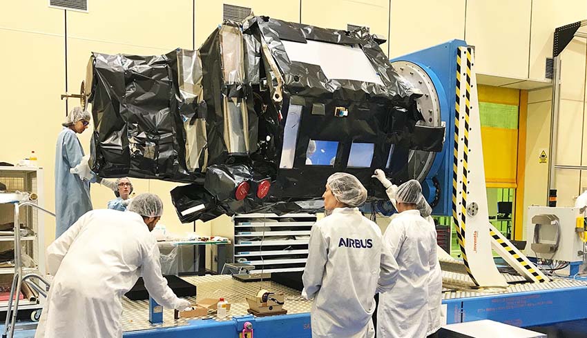 Airbus completes integration of key components for EarthCARE satellite