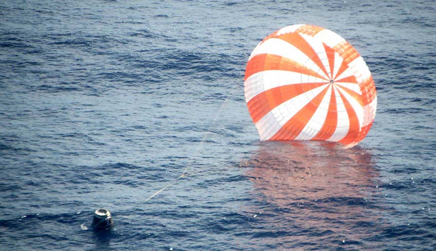 Dragon resupply mission successfully splashes down