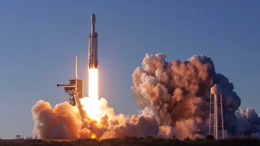 SpaceX launches first consumer Falcon Heavy rocket