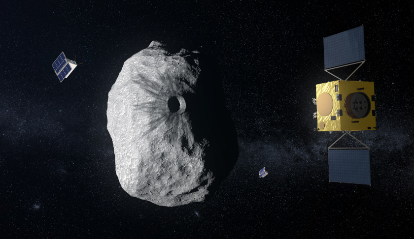 US and European collaboration to deflect asteroid