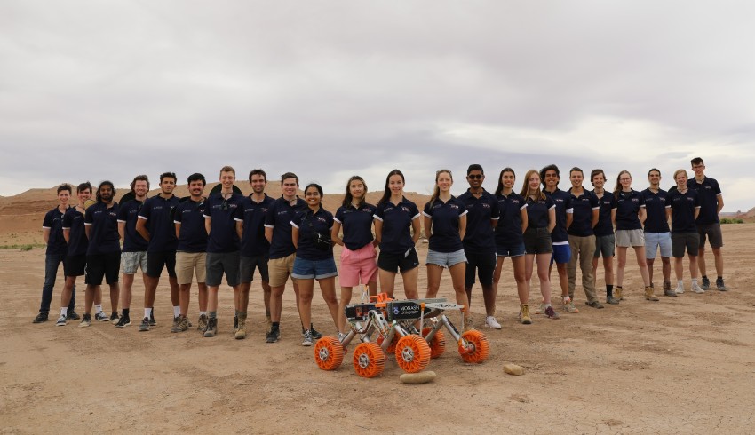 Monash team places 2nd in annual Mars rover competition