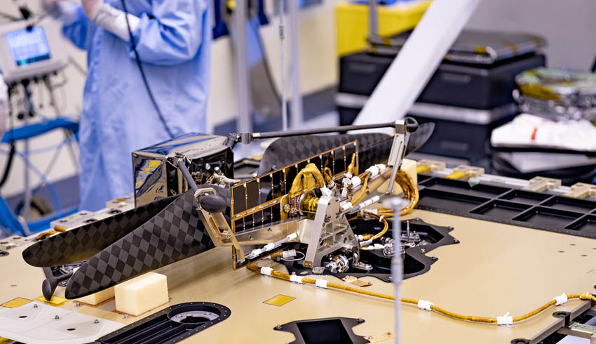 NASA fits Mars Helicopter to Perseverance rover ahead of next tests