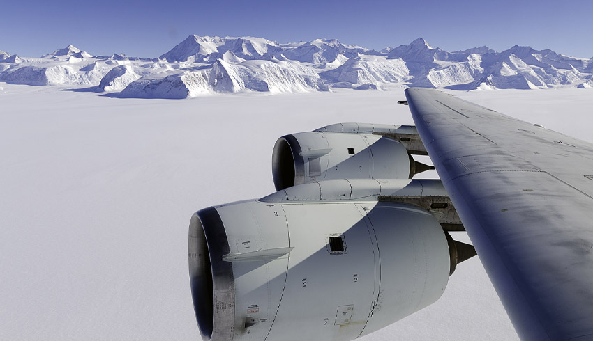 NASA IceBridge Antarctic ice survey mission departs Hobart 