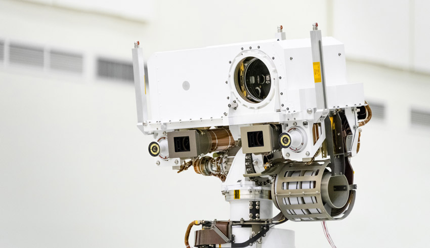 Perseverance rover prepares for Mars mission with ‘eyes’ attached