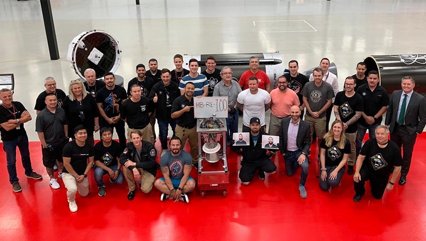 Rocket Lab celebrates 100th launch of Rutherford engine