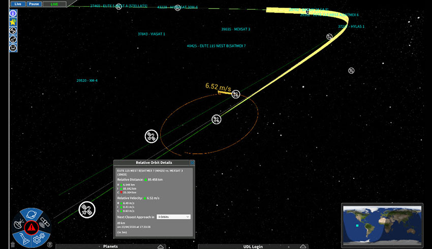 Saber Astronautics wins USAF grant for threat detection software