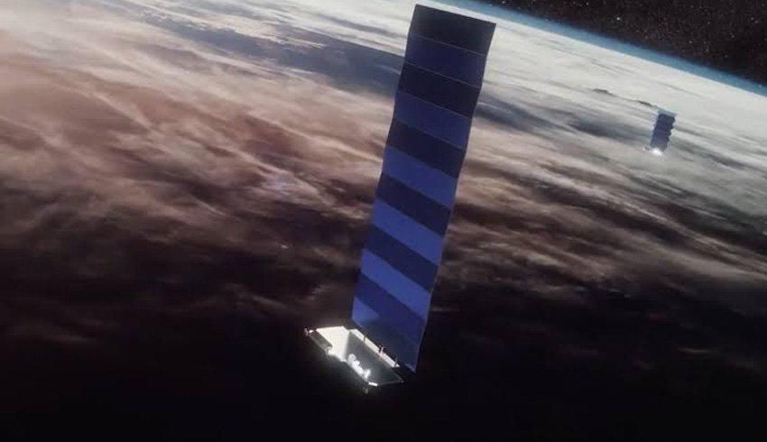 Starlink plans to make small satellites less visible to astronomers