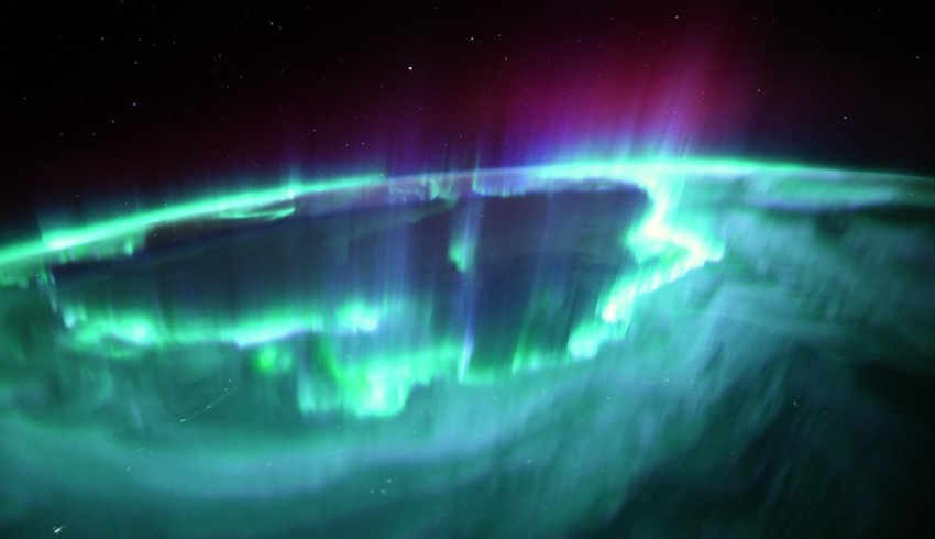 In pictures: ISS astronauts ‘treated’ to auroras before departing 