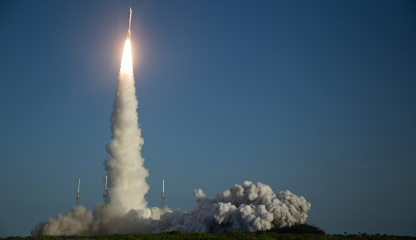 Northrop Grumman rocket boosters help launch ULA Atlas V rocket