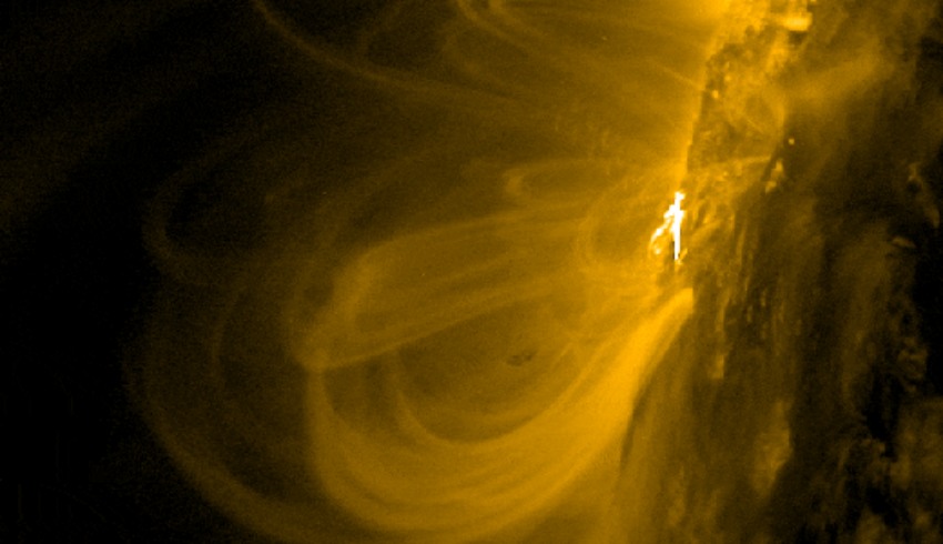 Easter solar flare