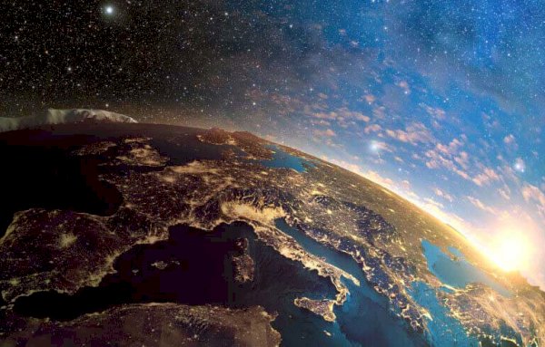 Earth space galaxy