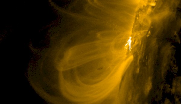 Easter solar flare